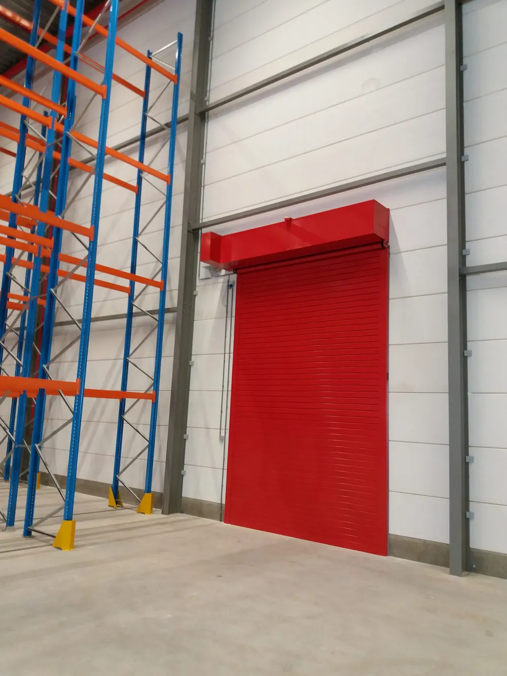 Brandwerende stalen rolluik