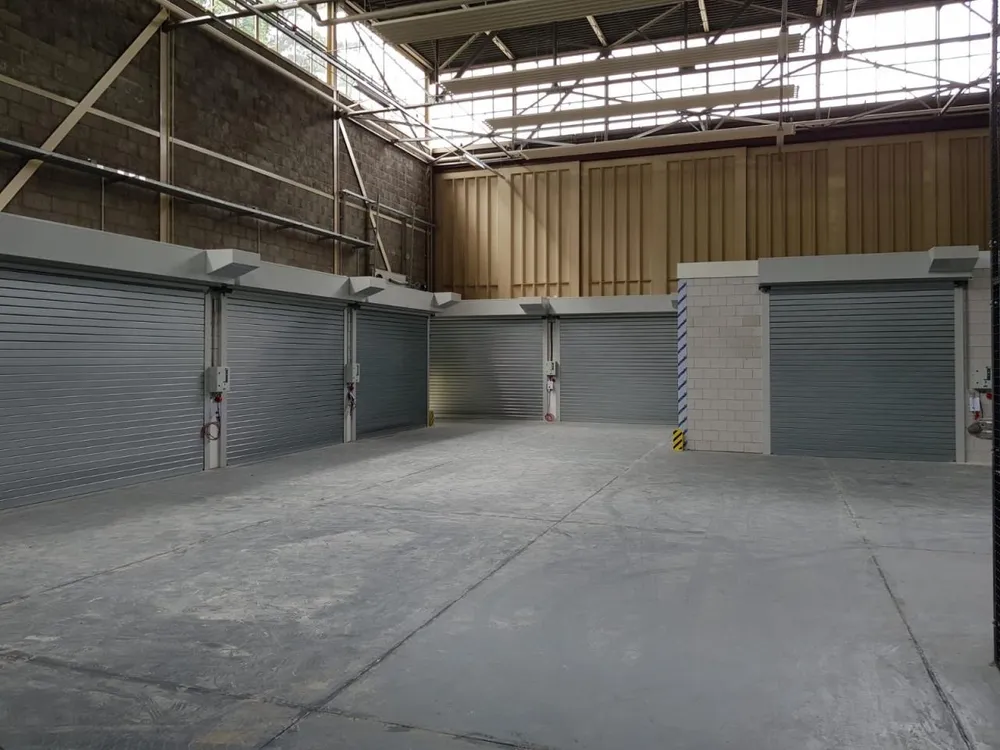 Brandwerende stalen rolluik