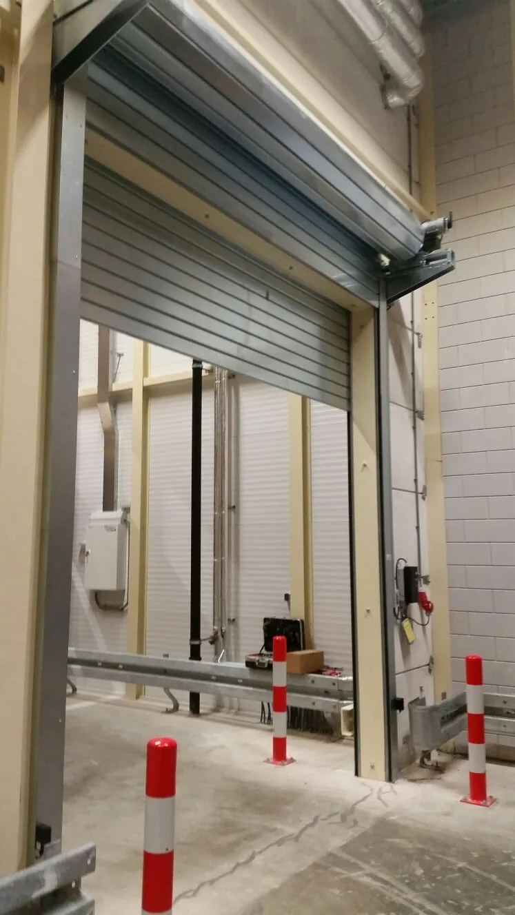 Brandwerende stalen rolluik