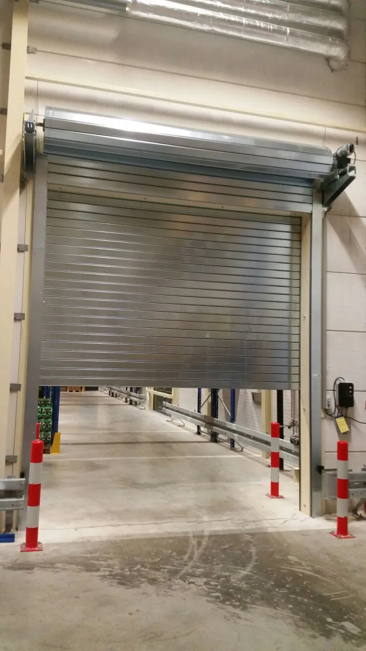 Brandwerende stalen rolluik