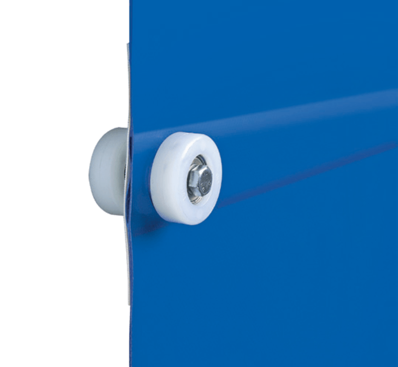 Verenstaal windverstijving met dubbele looprollen